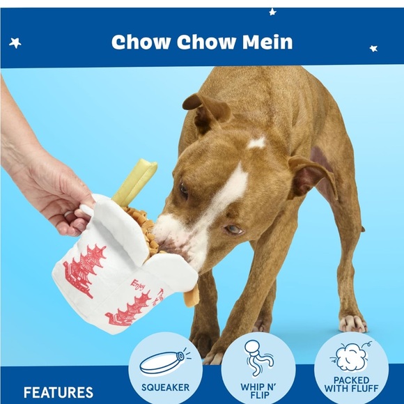 NWT Bark Takeout Box Plush Dog Toy - Picture 8 of 8